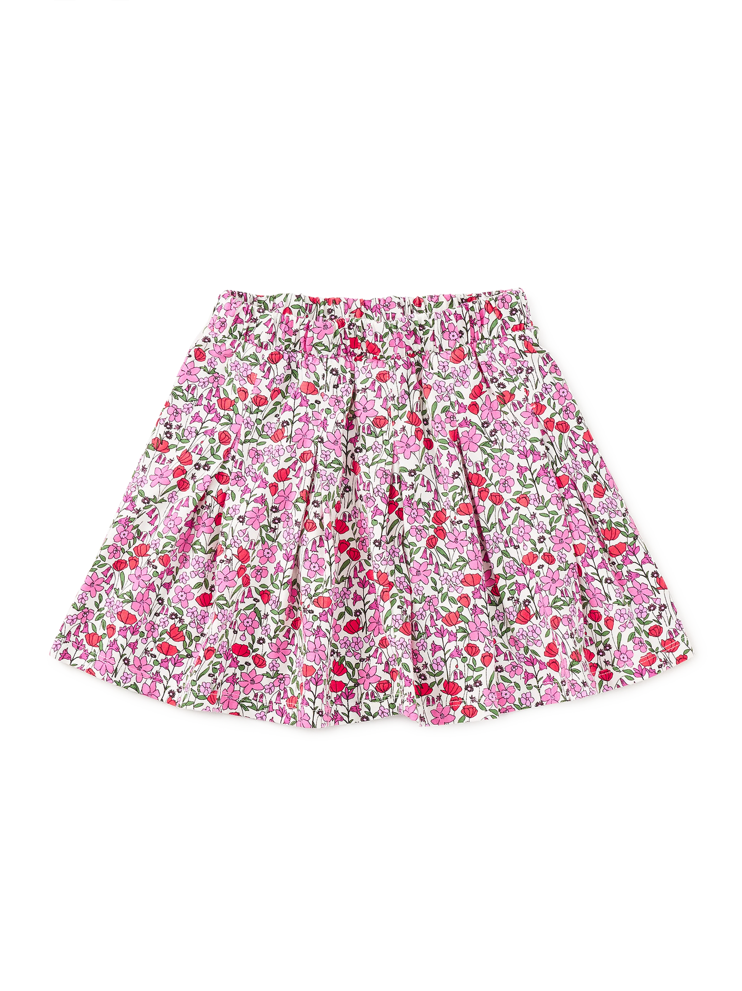 Pleated Jersey Skirt, Somerset Meadow