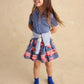 Pleated Jersey Skirt, Double Decker Bus