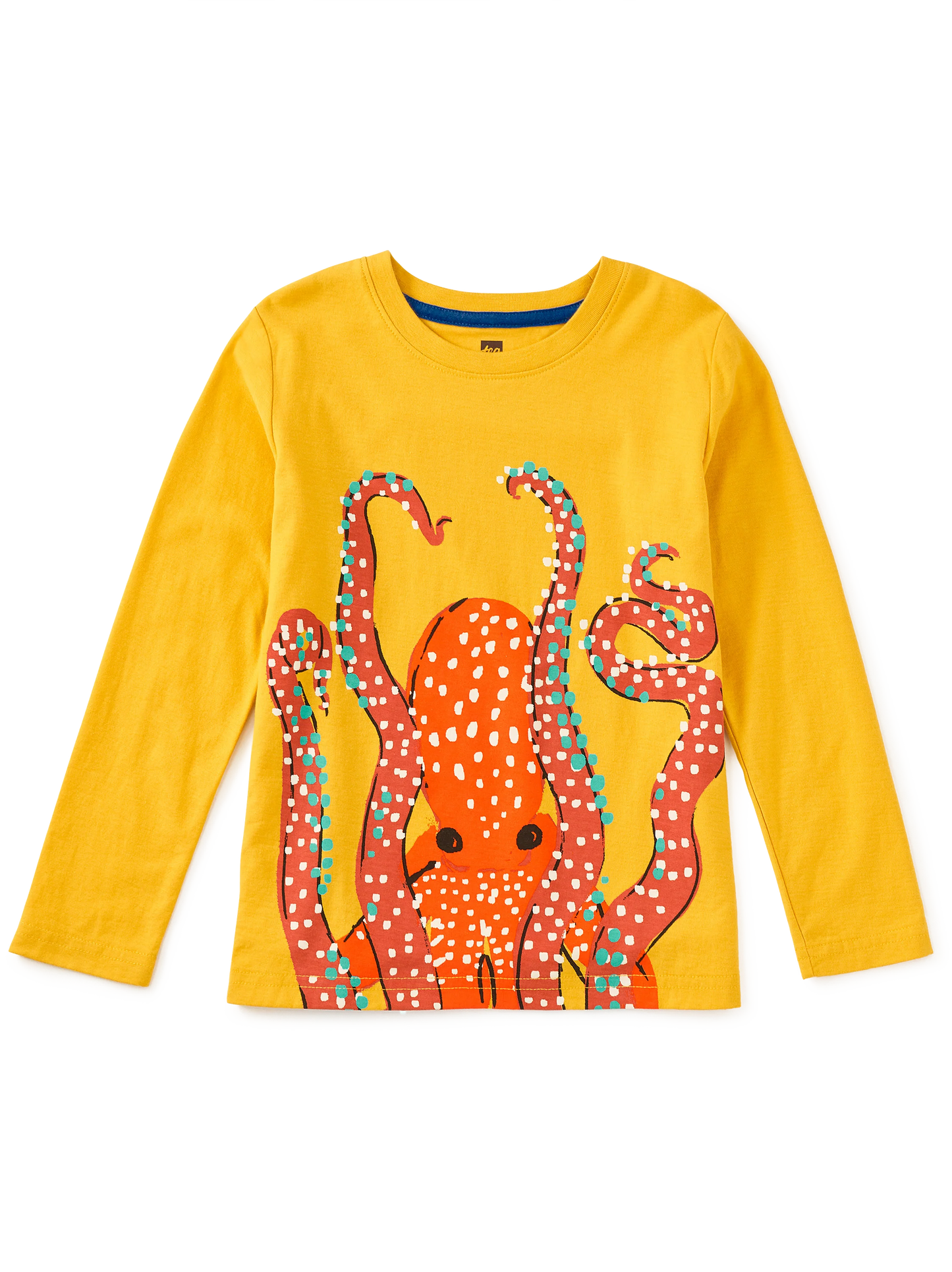 L/S Double-Sided Graphic Tee, Octopus Ink