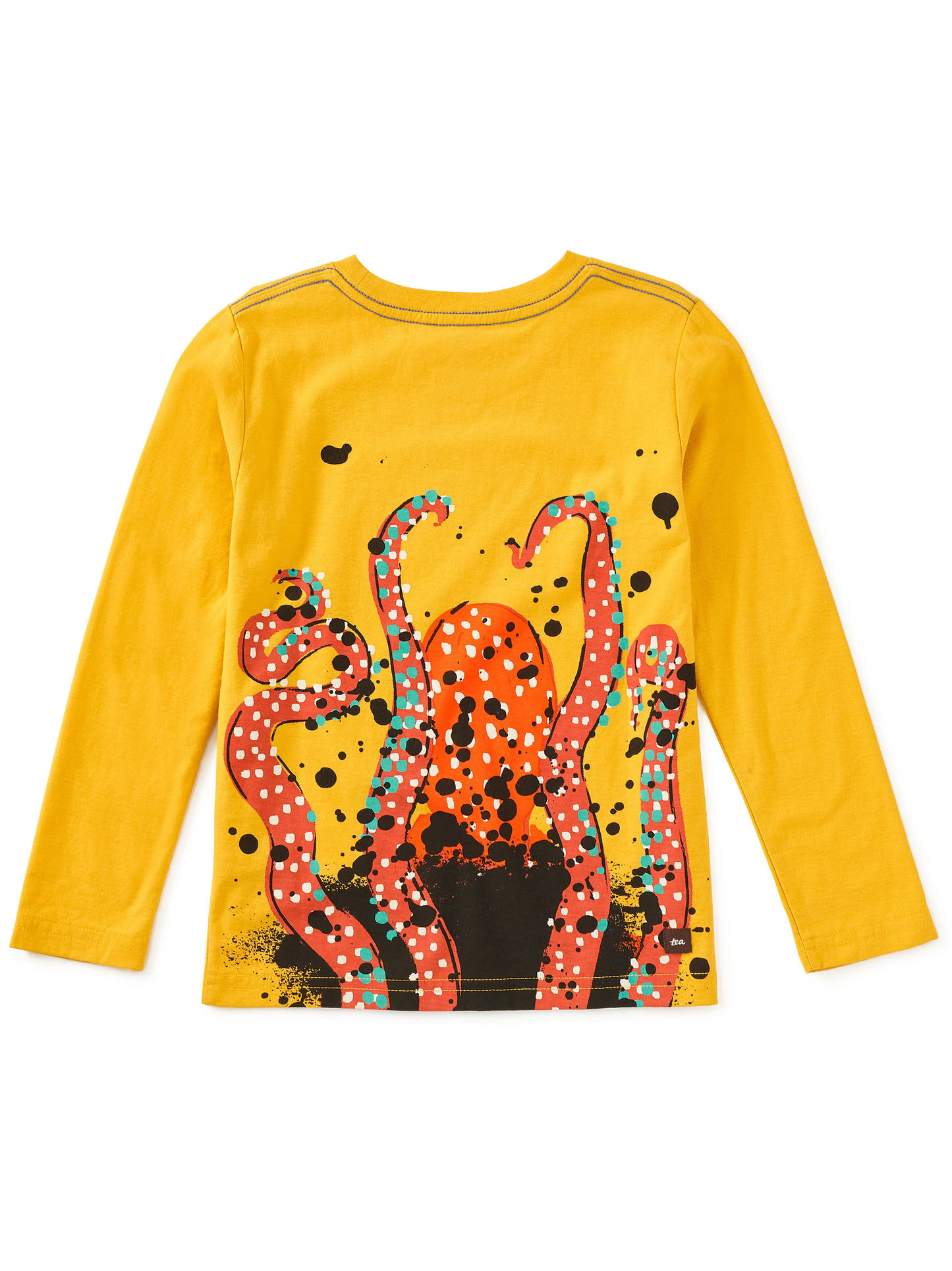 L/S Double-Sided Graphic Tee, Octopus Ink