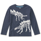 L/S Graphic Tee, Fossil Stegosaurus