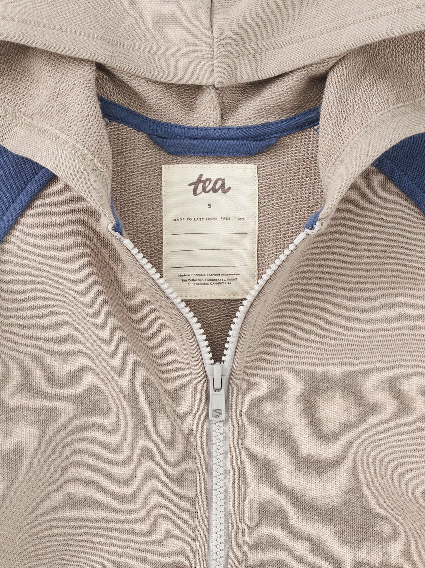 Colorblock Hoodie, Mist