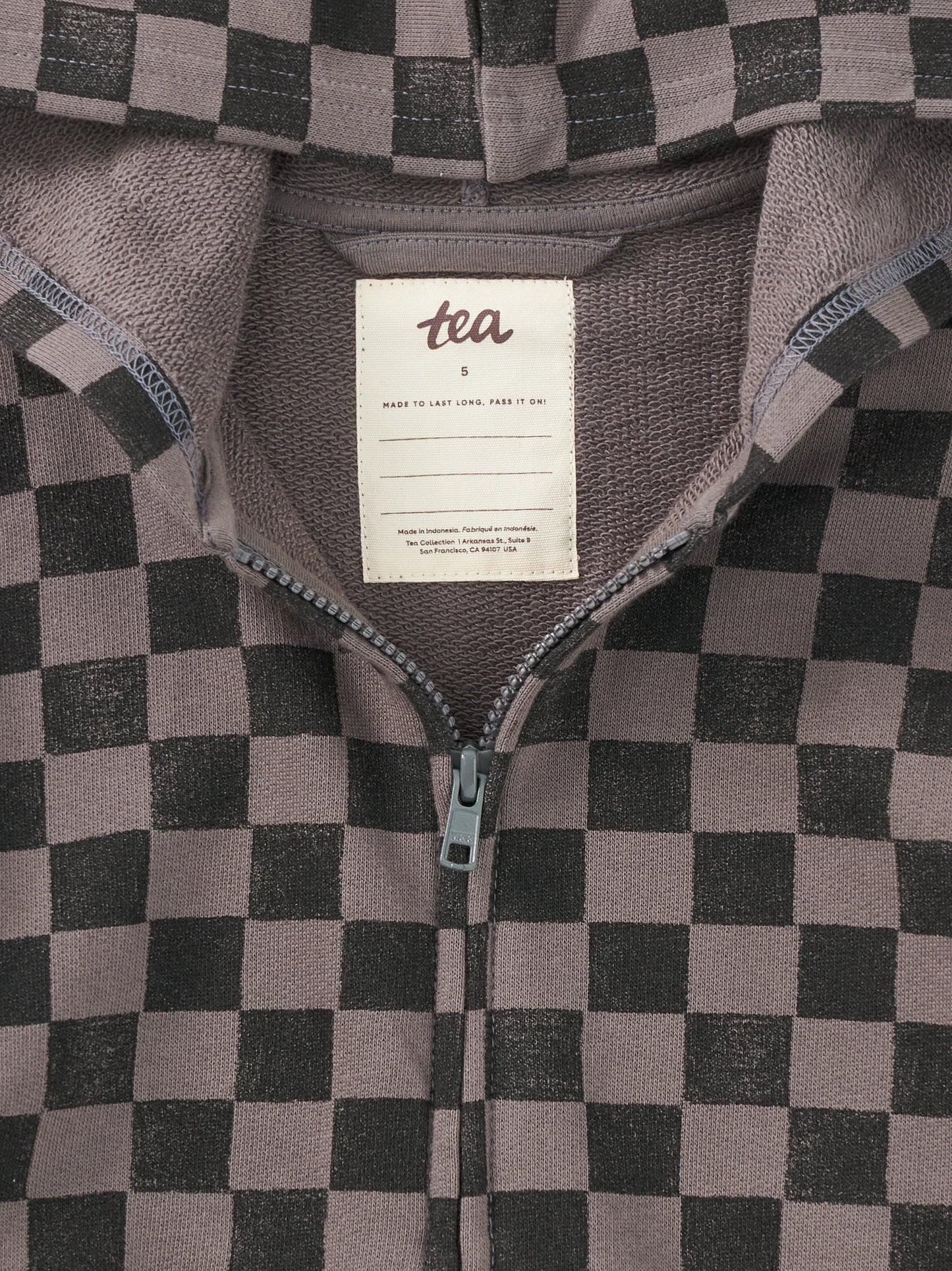 Easy Fit Hoodie, Checkerboard