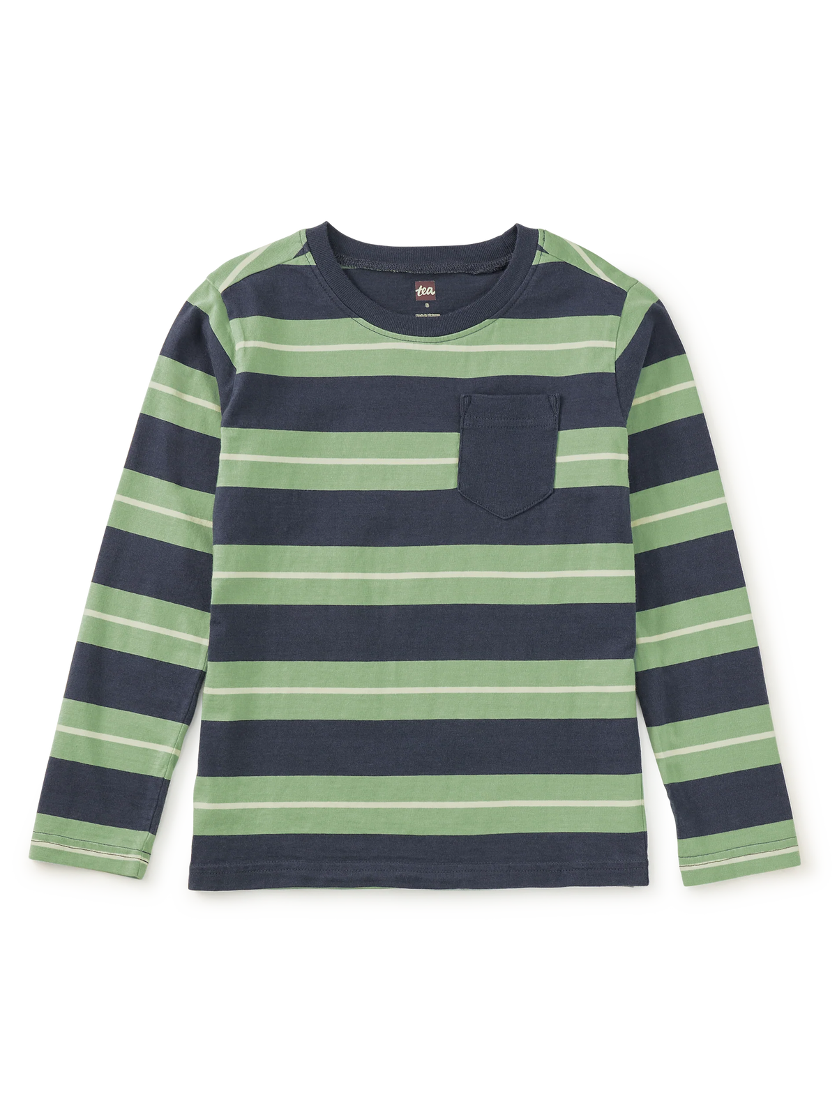 L/S Striped Pocket Tee