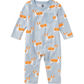L/S Pocket Baby Romper, Cutie Corgis