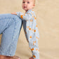 L/S Pocket Baby Romper, Cutie Corgis