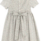 Fall Blossom Smock Dress, Blue