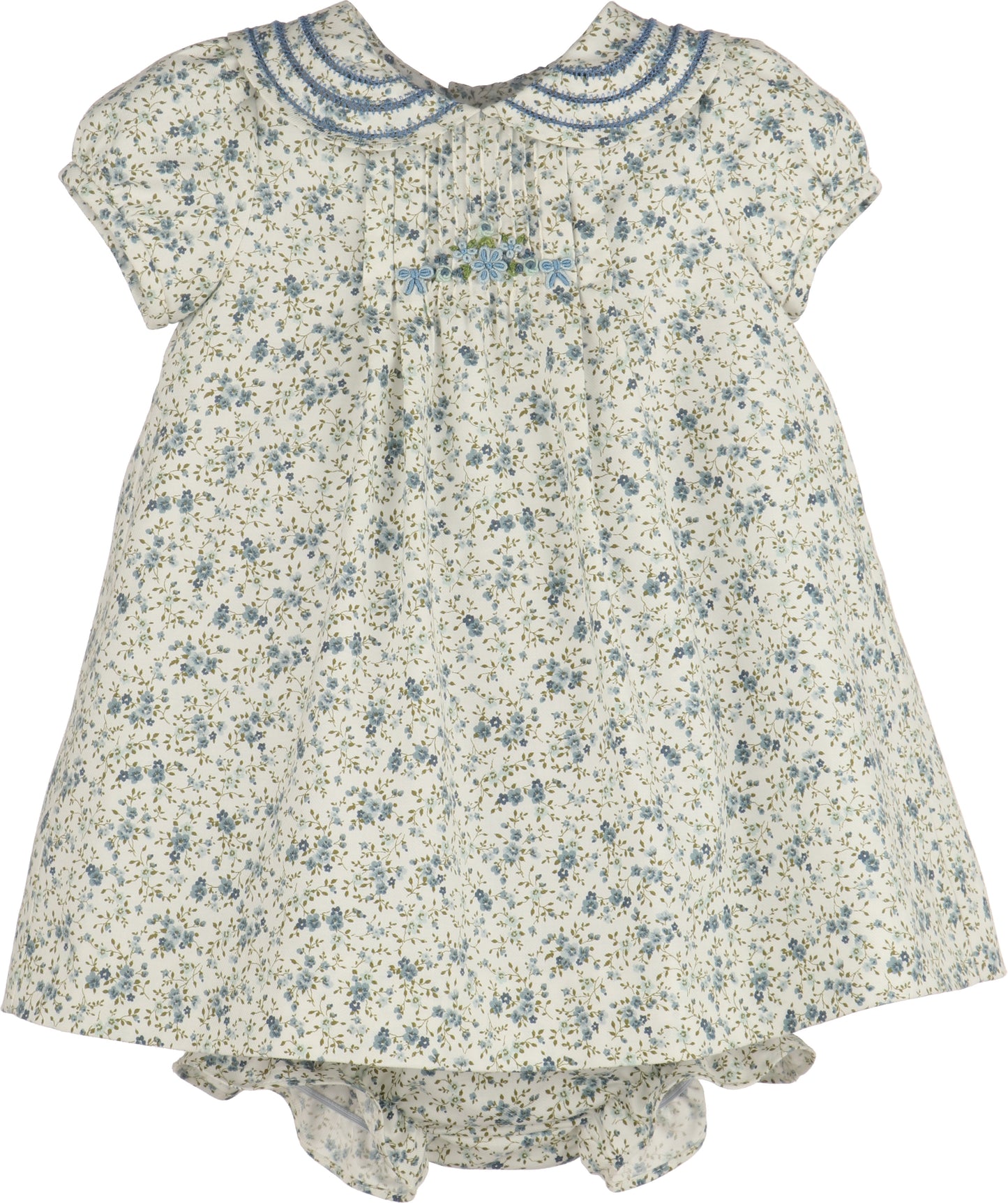 Fallen Leaves Wreath L/S Set, Blue