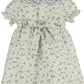 Fallen Leaves L/S Wreath Dress, Blue