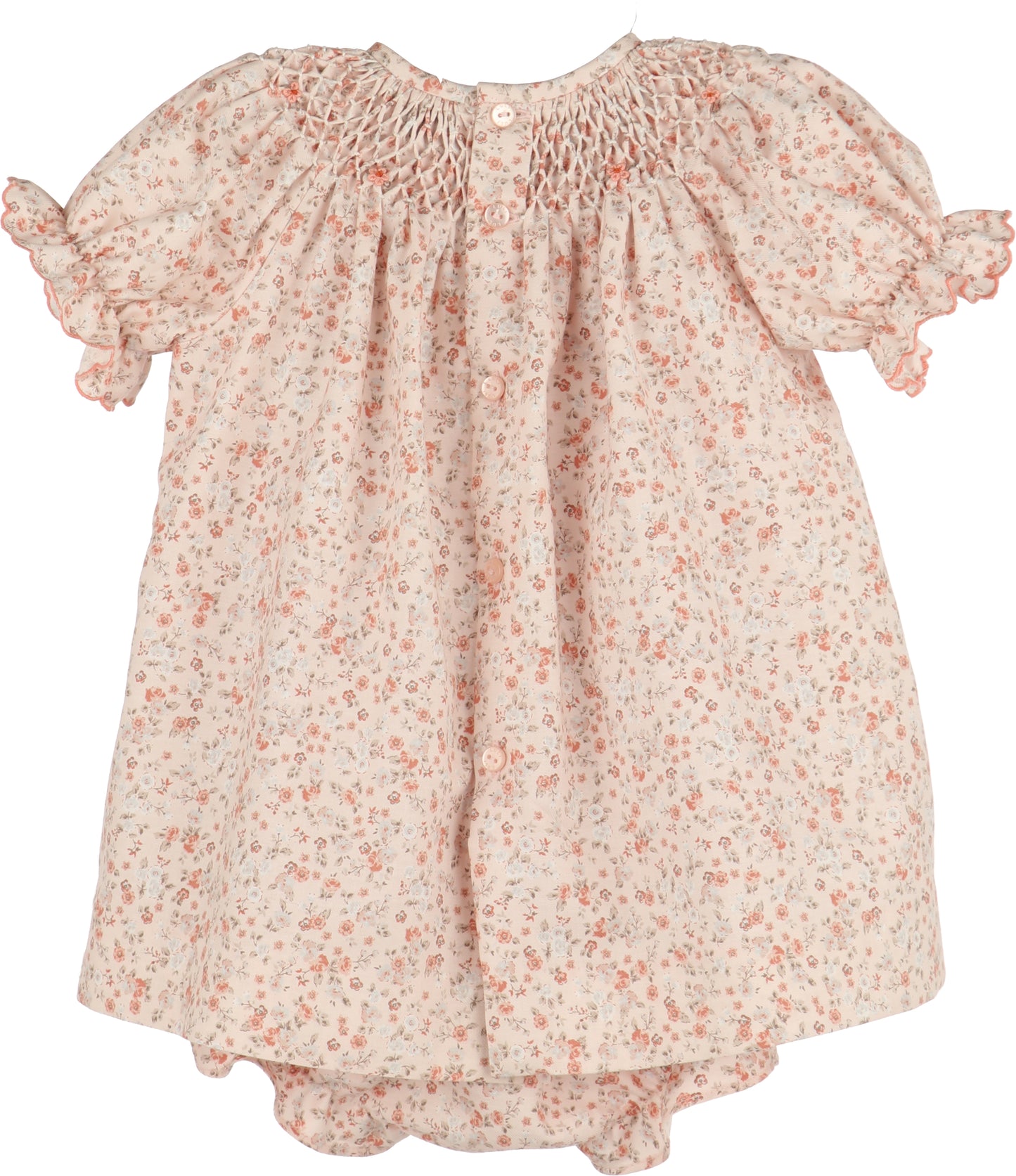 Honeycomb Smock L/S Bishop, Orange