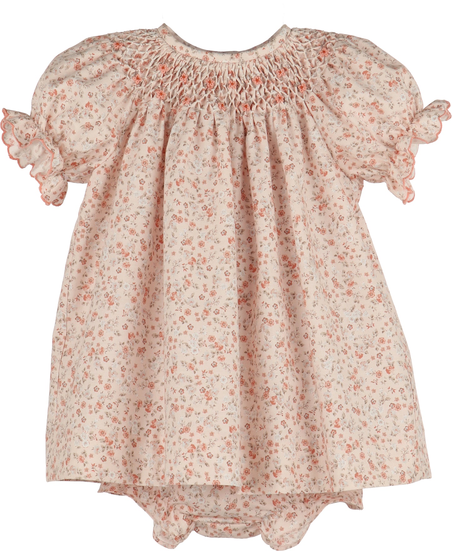 Honeycomb Smock L/S Bishop, Orange