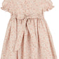 Honeycomb L/S Smock Dress, Orange