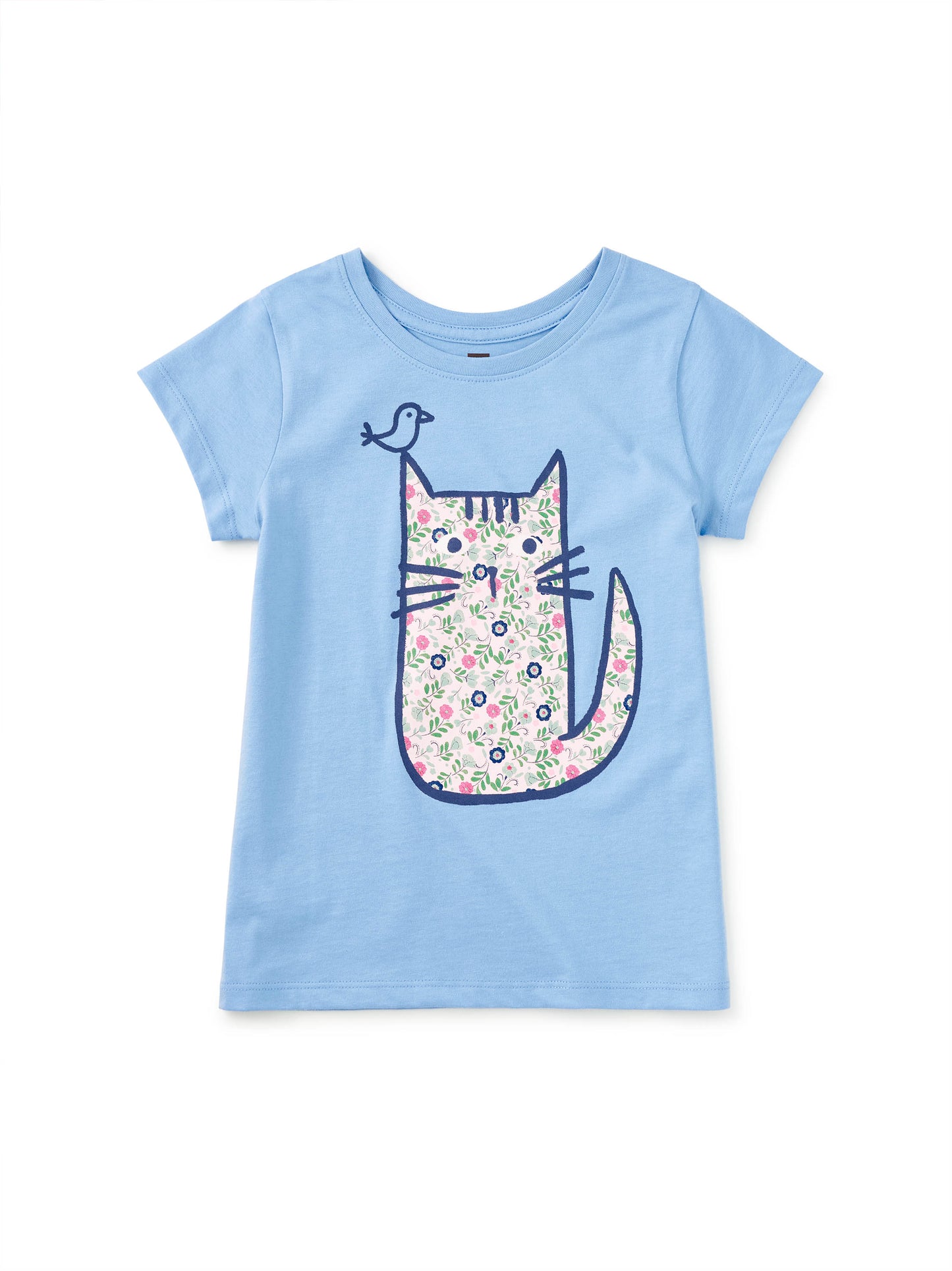 S/S Graphic Tee, Azulejo Cat
