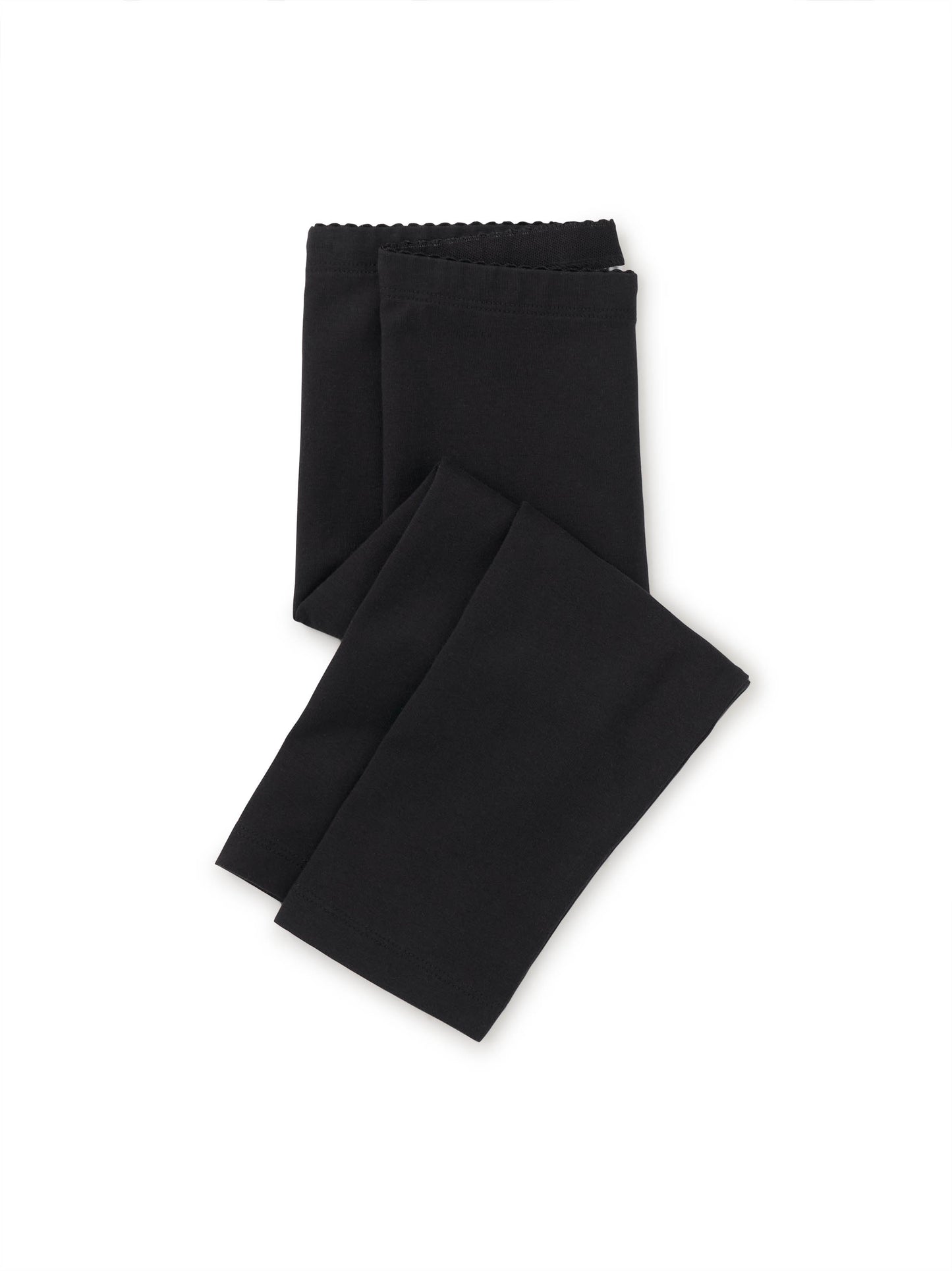 Solid Capri Leggings, Jet Black