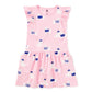 Flutter Sleeve Pocket Dress, Spanish Water Dog