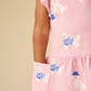 Flutter Sleeve Pocket Dress, Spanish Water Dog