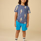 Knit Shortie, Swedish Blue