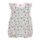 Flutter Baby Romper, Azulejos Florales