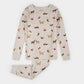 L/S Pajama Set, Puppy Love on Beige