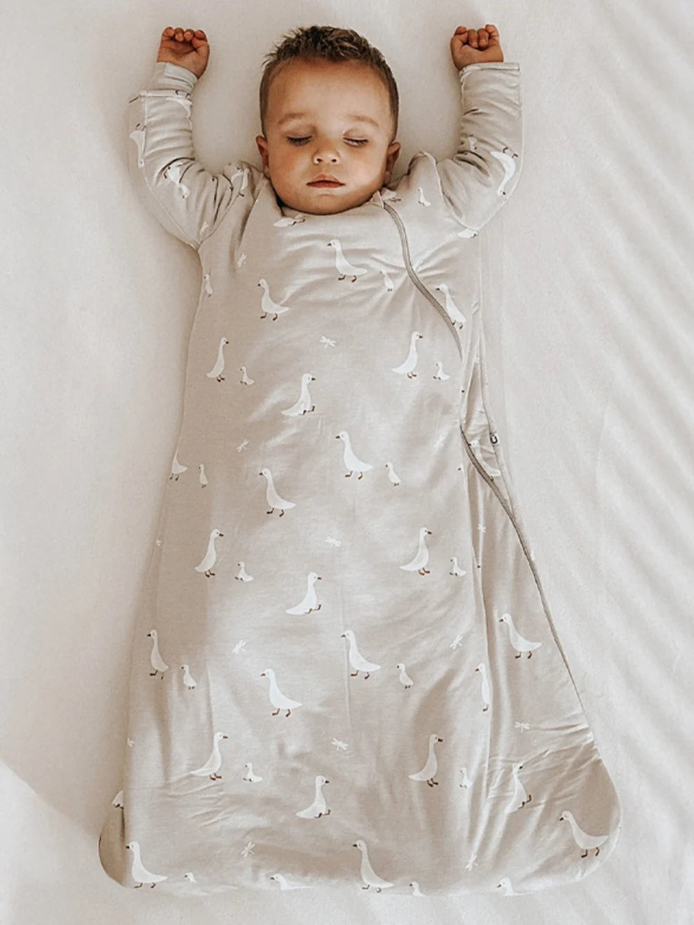 Long Sleeve Sleep Sack, Goose, 1.0 Tog