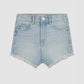 Lucy Shorts in Poolside Frayed