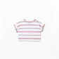 Striped Jersey T-Shirt, Pink