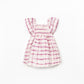 Woven Dress, Dark Pink Plaid