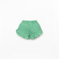 Woven Ruffle Shorts, Mint Green