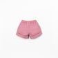 Linen Shorts, Dark Pink