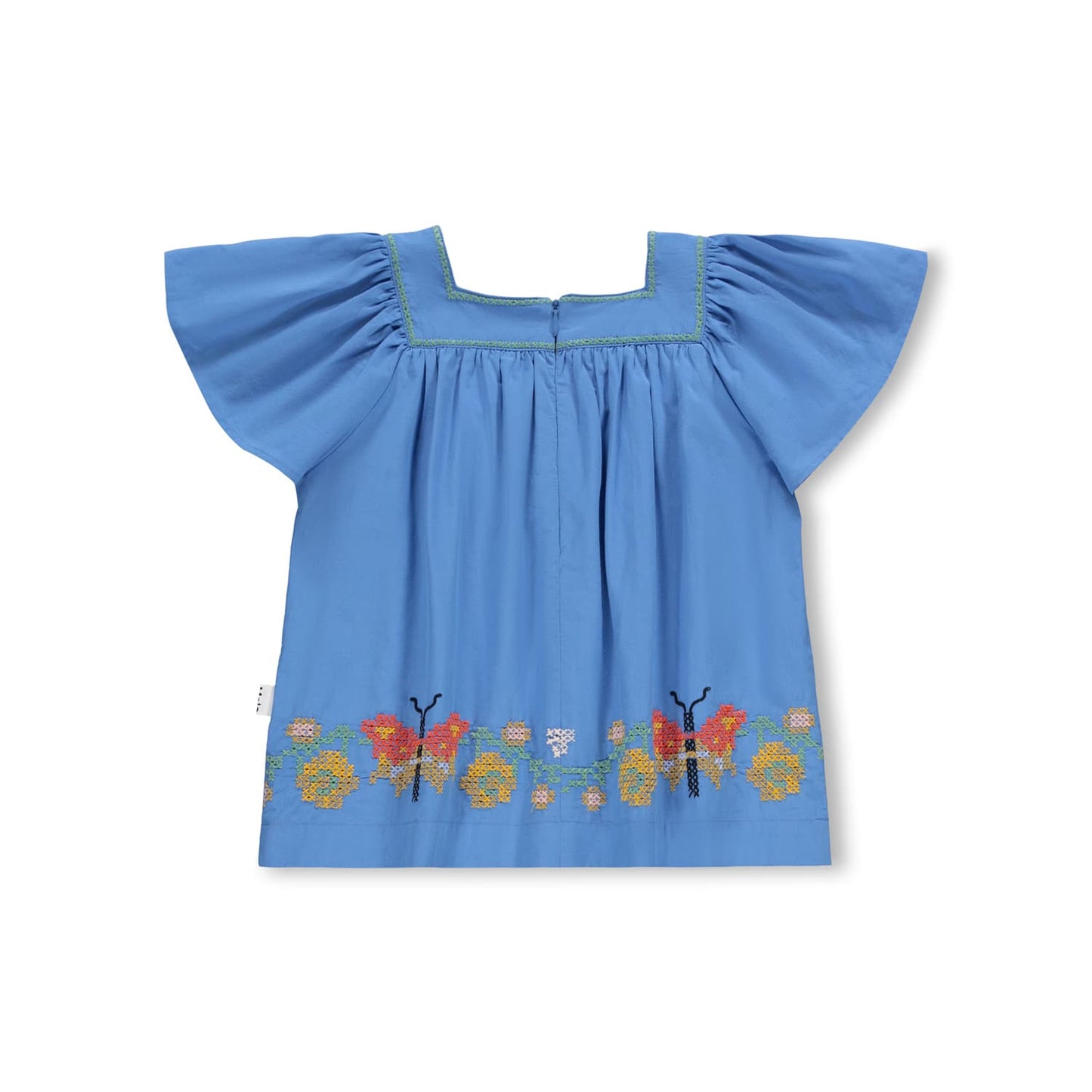 Rosalyn Blouse, Blue Flower