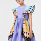 Caty Dress, Lilac Butterfly