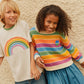 Gitty Sweater, Heart Rainbow