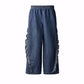 Ariana Pants, Mid Blue Glitter
