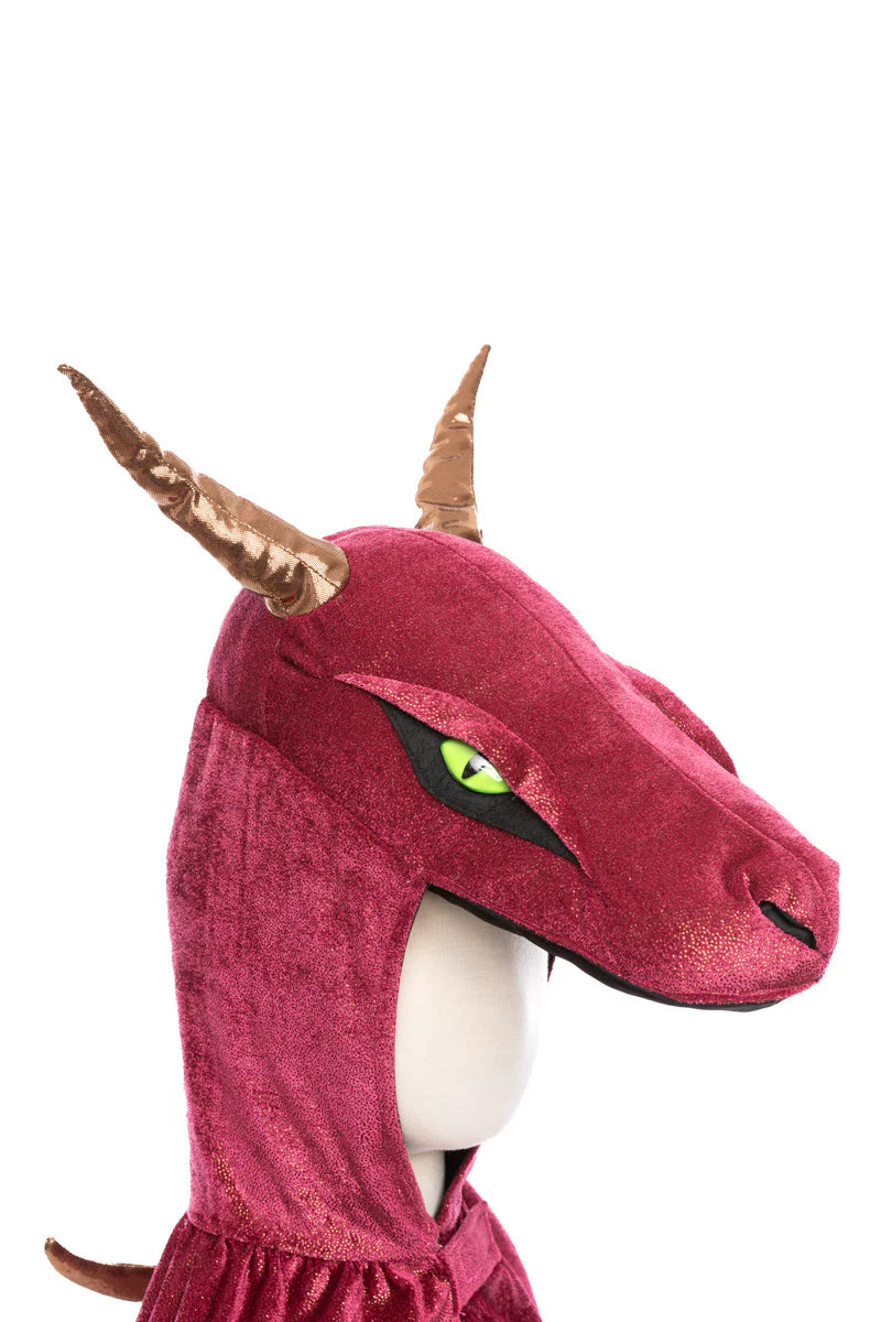 Starry Night Dragon Cape, Red/Copper