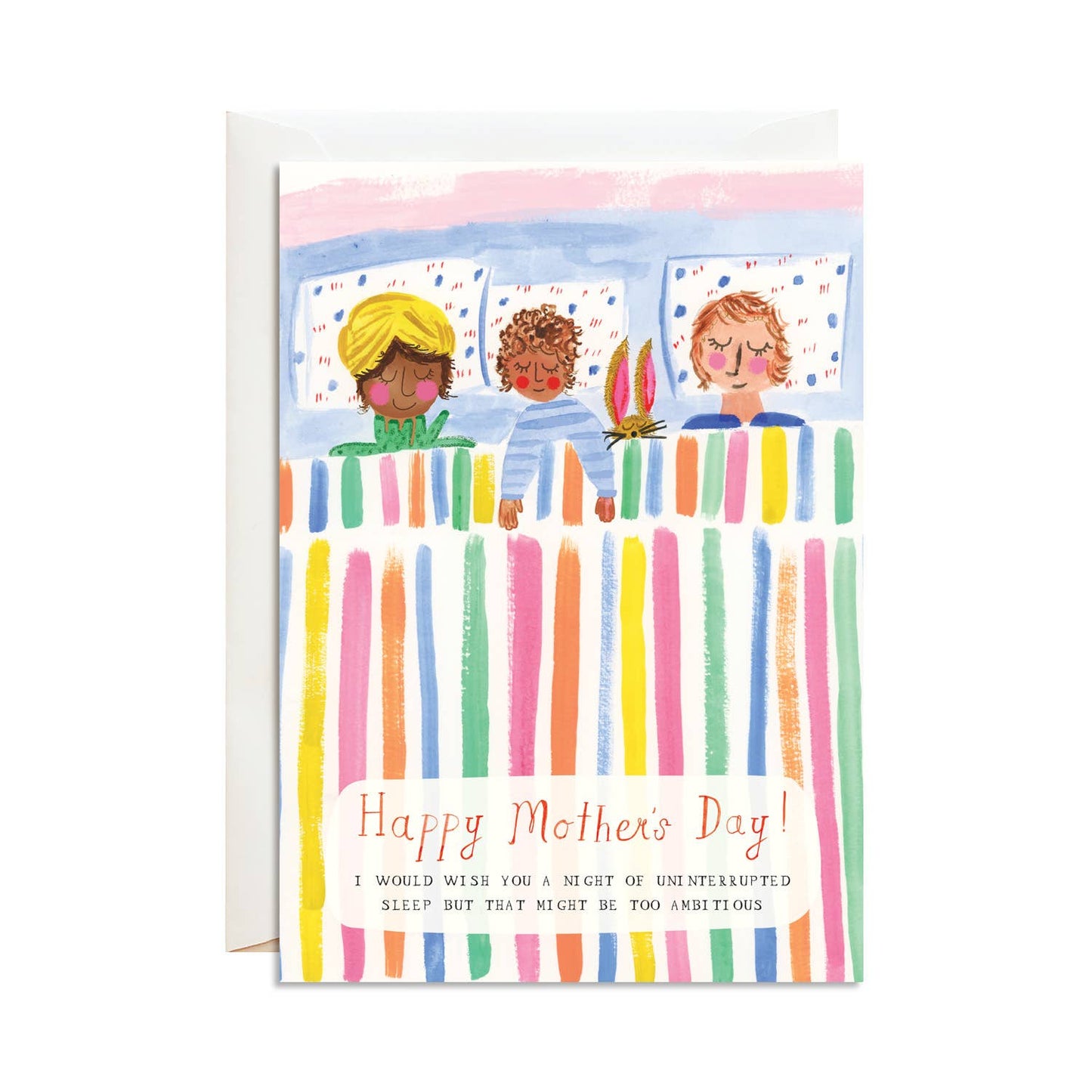 Don't Wake Him! - Mother's Day Greeting Card