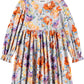 Camie L/S Dress, Paper Flowers