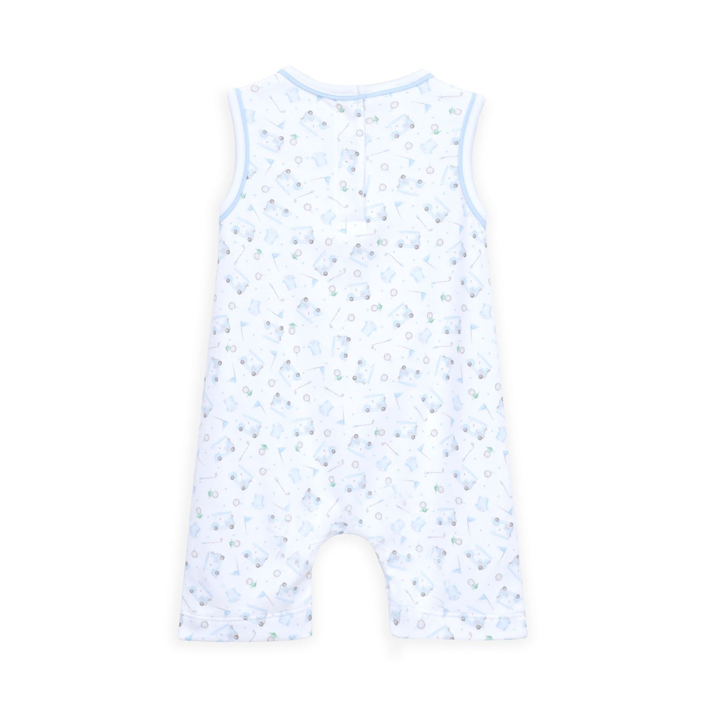 Short Playsuit, Little Golfer, Light Blue