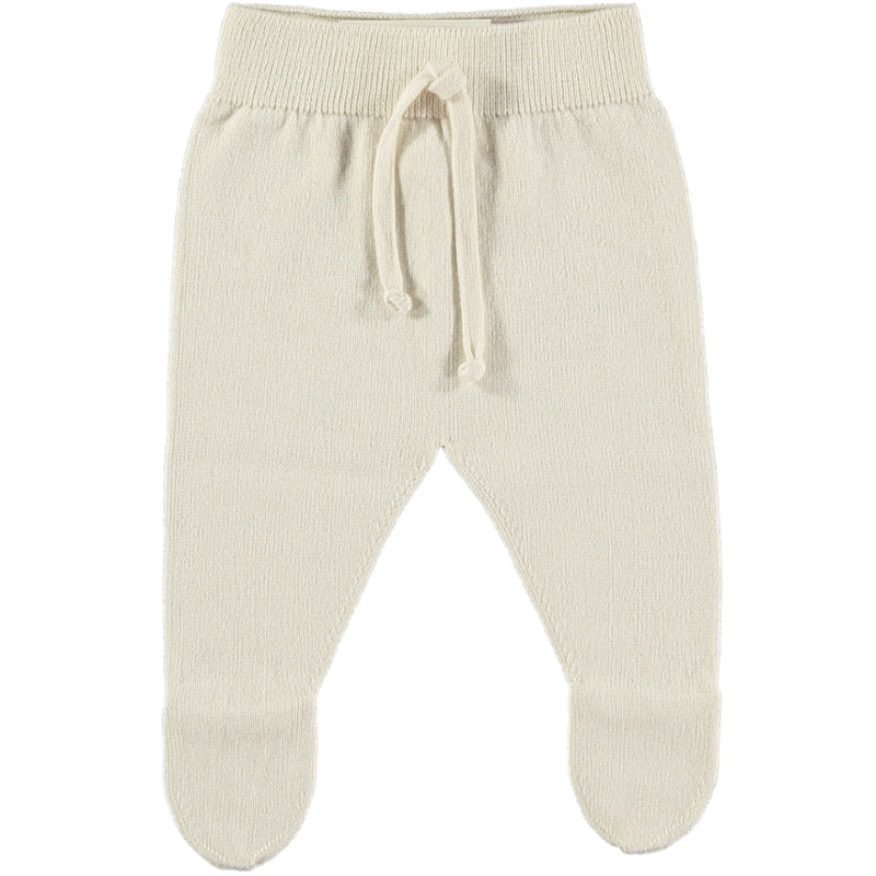 Liam Knit Footie, Cream
