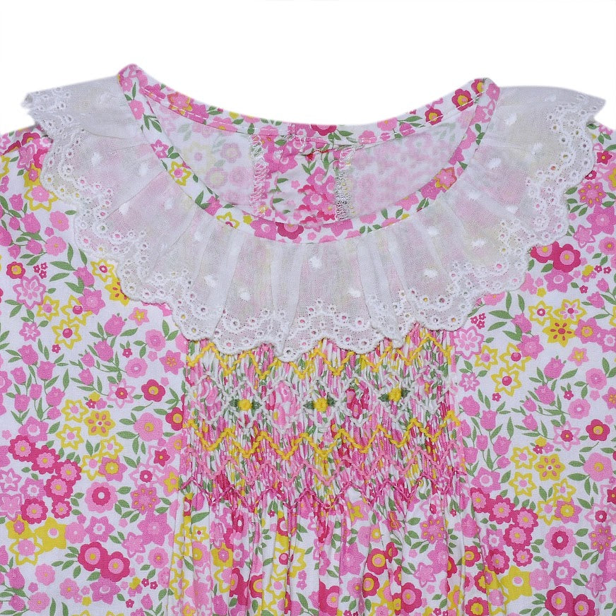 Charlie Dress, Pink Flowers