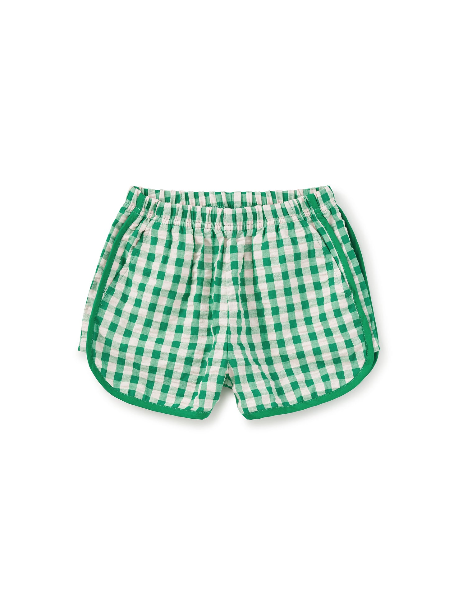Woven Dolphin Shorts, Garden Party Check