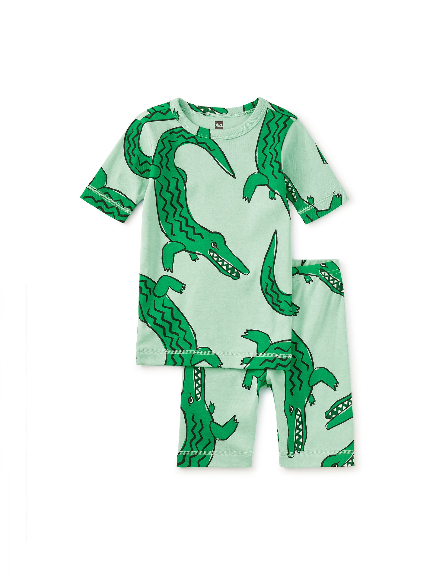 In Your Dreams Pajama Set, Zig Zag Crocodile