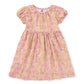S/S Puff Sleeve Empire Dress, Wildflower