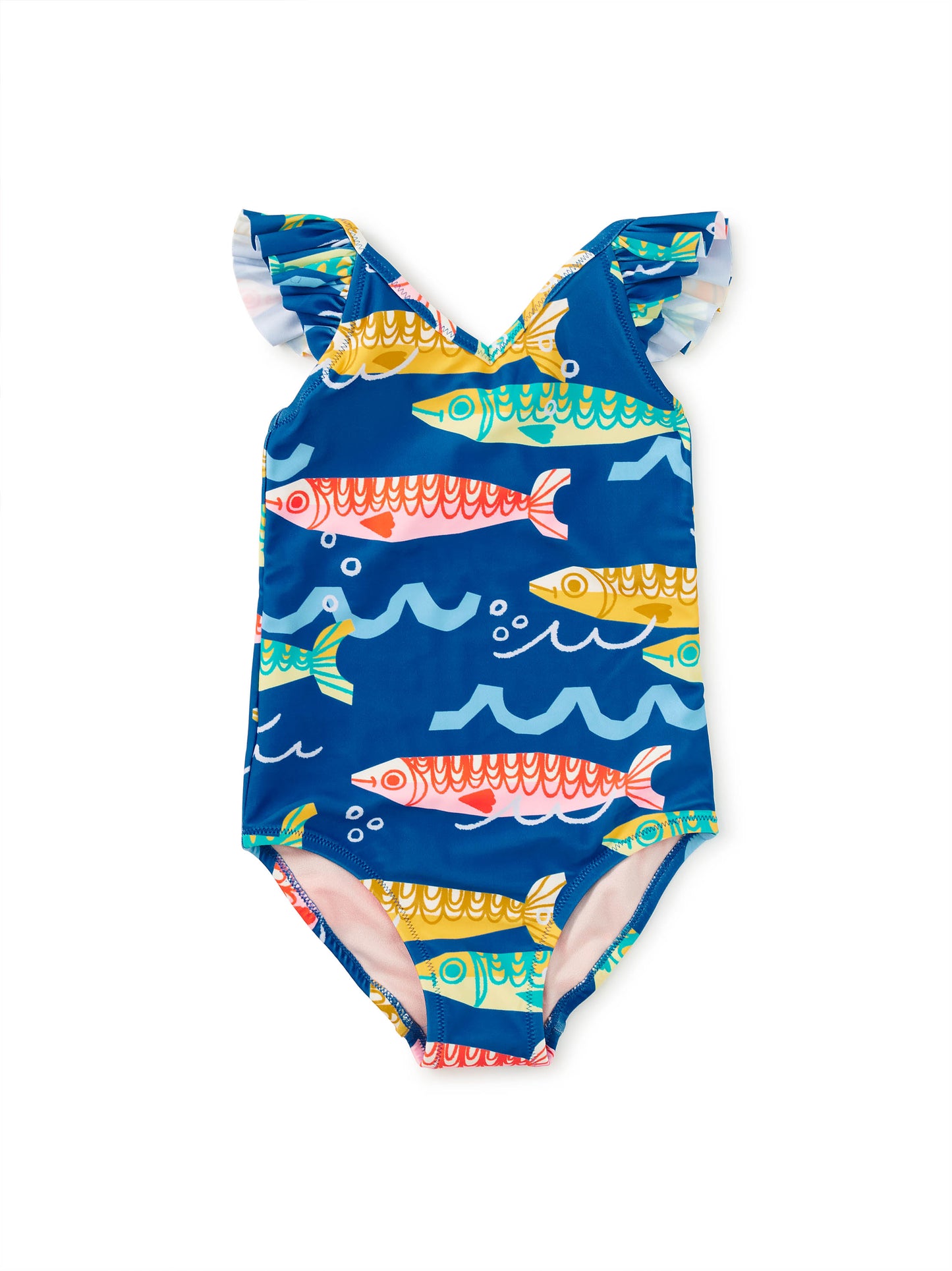Ruffle One Piece Swimsuit, Sardinas Del Mar