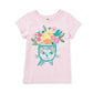 S/S Graphic Tee, Flora & Feline