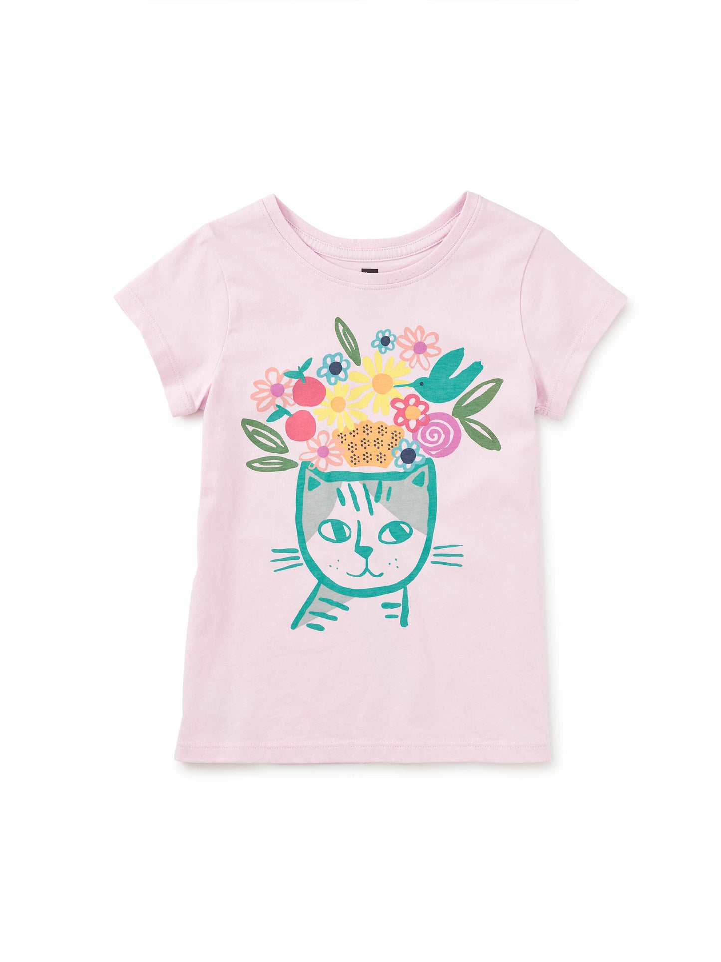 S/S Graphic Tee, Flora & Feline