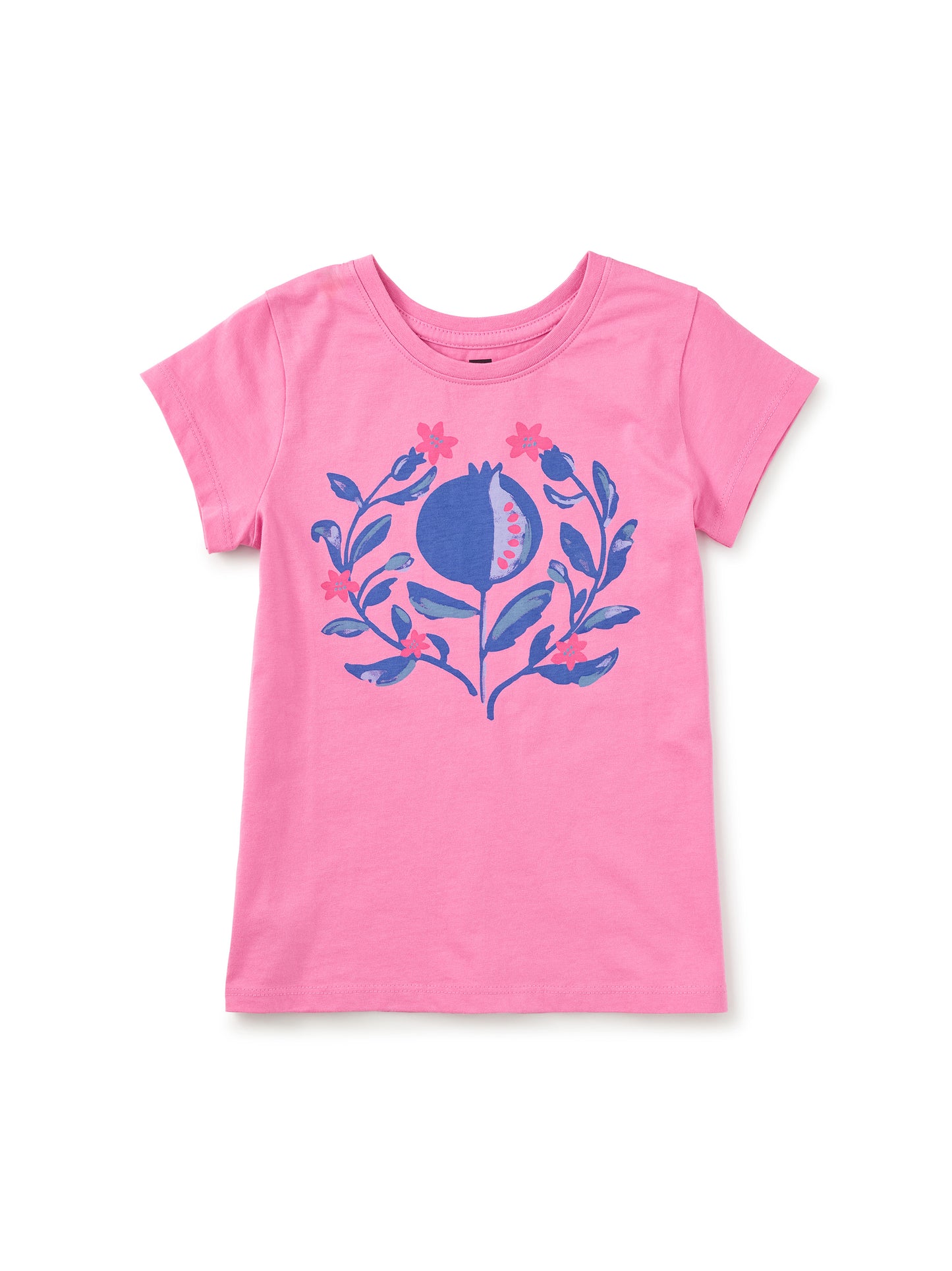 S/S Graphic Tee, Royal Pomegranate
