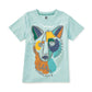 Double-Sided S/S Graphic Tee, Picasso Wolf