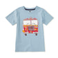Double-Sided S/S Graphic Tee, Fire Truck