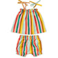 Tie Shoulder Baby Set, San Sebastian Stripe