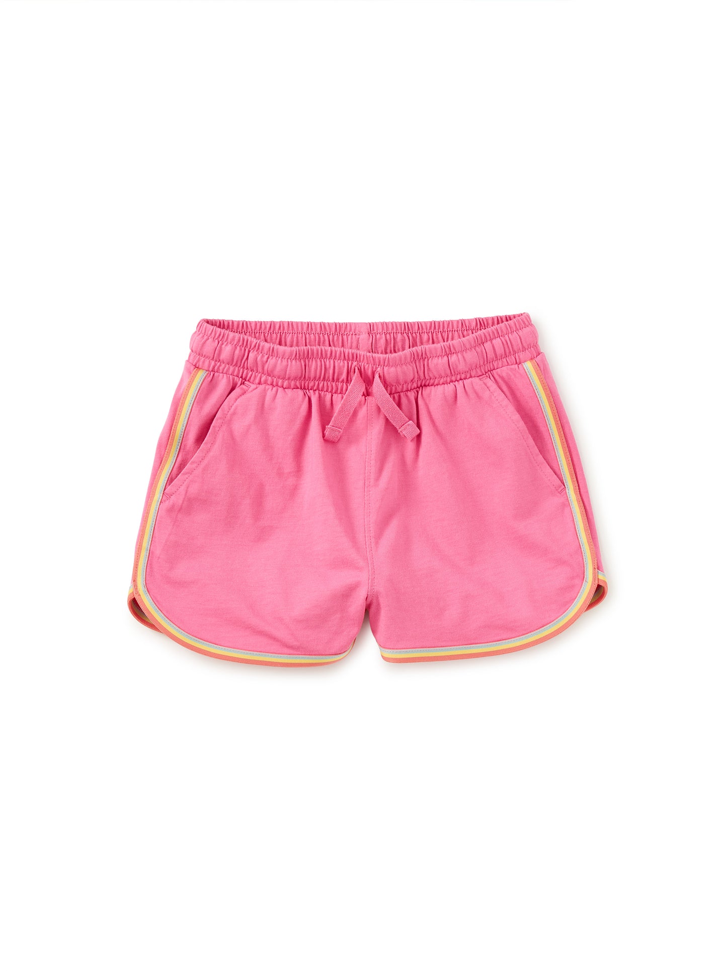 Rainbow Binding Track Shorts, Sweet Pea